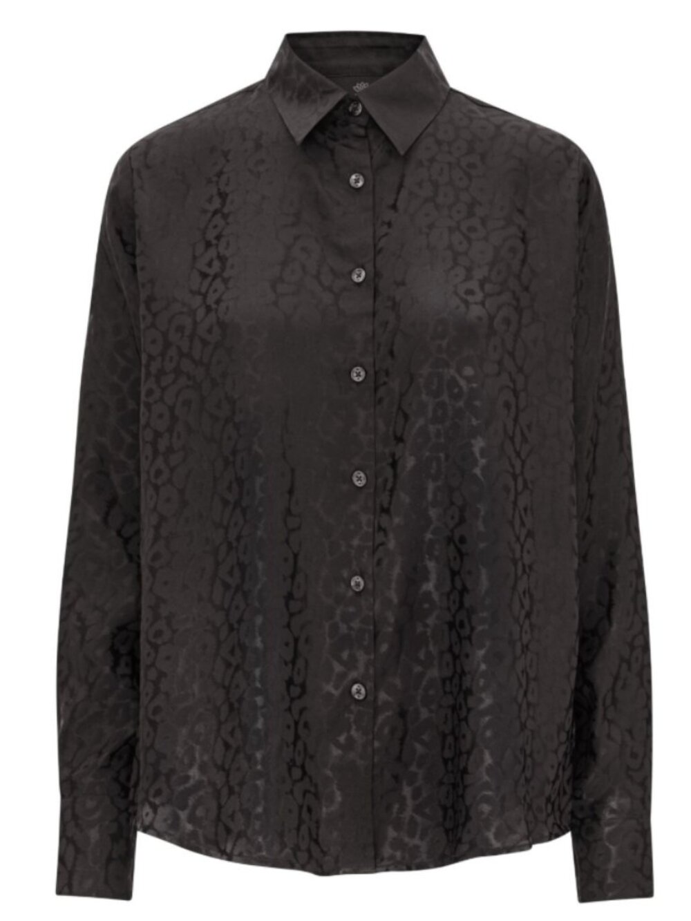 Karmamia - Alma Shirt – Black Leo Silk size S - NWT